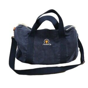 Hudson Sutler Duffel Duffle Bag Navy Blue 'President's Cup" Straps 16" Length